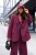 burgundowa marynarka oversize